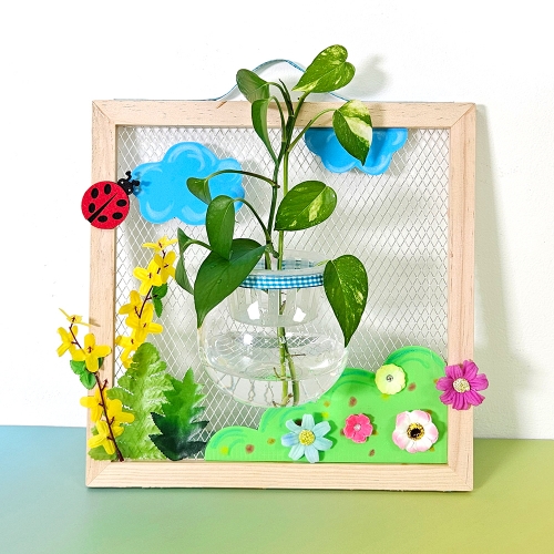 [만꾸] 봄동산 철망화분