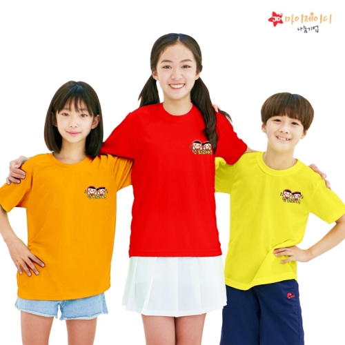 국산 시원한 쿨론 반팔 티셔츠 기능성 쿨티_넌최고야2(심플)