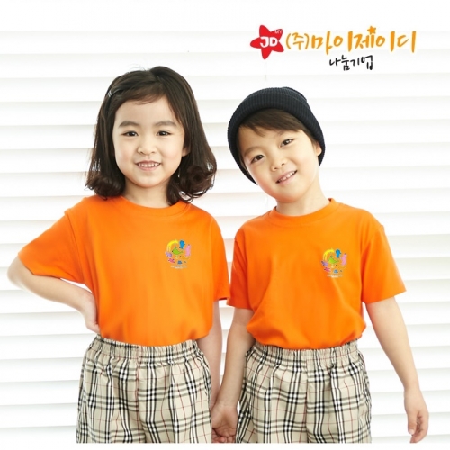 국산 시원한 쿨론 반팔 티셔츠 기능성 쿨티_플래닛 프렌즈(심플)
