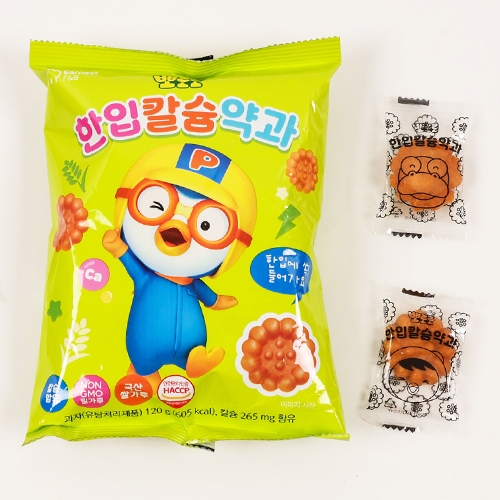 뽀로로 한입 칼슘약과