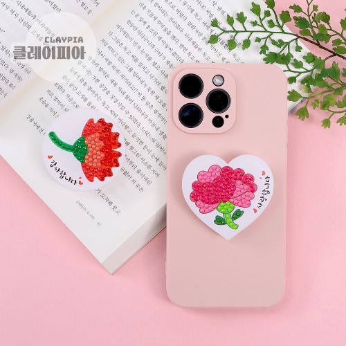 카네이션 보석십자수 스마트톡
