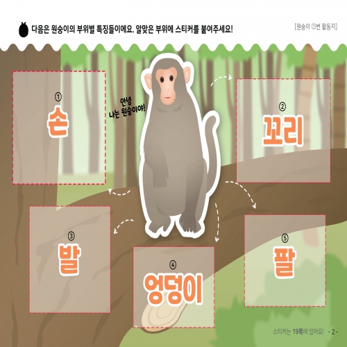 [우아띵] 원숭이 자연관찰 워크북