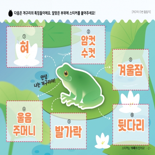 [우아띵] 개구리 자연관찰 워크북