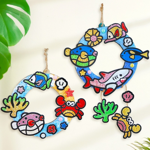 포일아트 바다 리스 만들기 5set