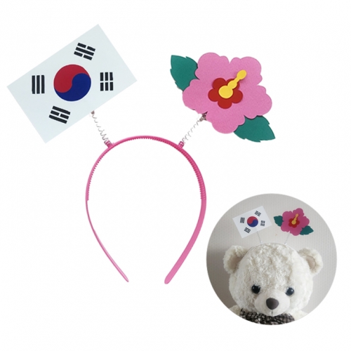 나라사랑 태극기 무궁화 머리띠만들기