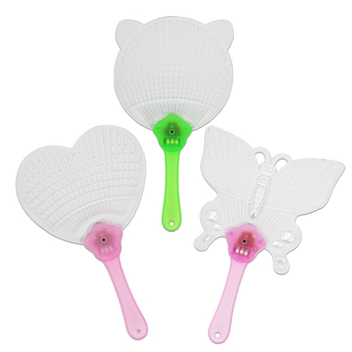 LED 투명 부채 단품
