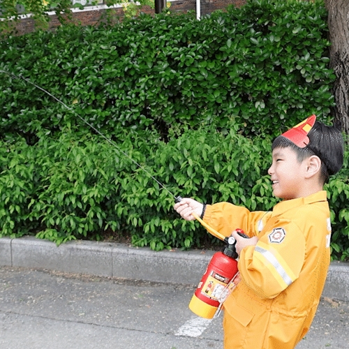 [오늘놀이] 우리동네 소방관놀이(소화기 물총, 신분증 포함/역할놀이/KC인증)