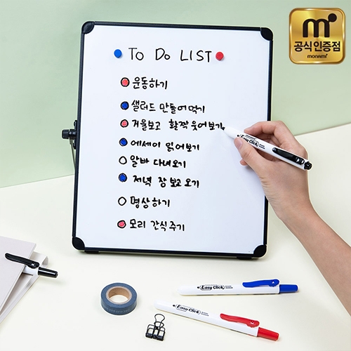 [모나미] 이지클릭 보드마카 12색