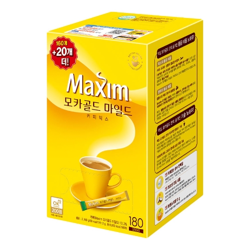 [동서] 맥심 모카골드 커피믹스 160T+20T