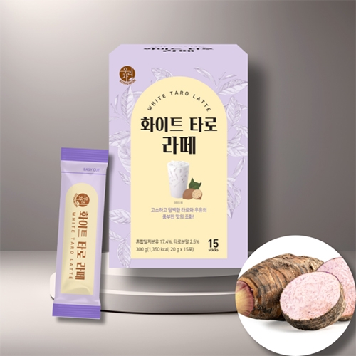 [송원] 화이트 타로 라떼 15T