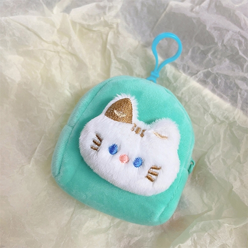 [아트필드] 냥이 원형 지갑 키링