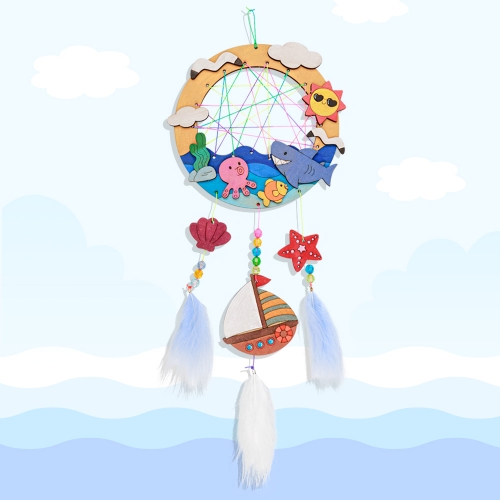 [오늘놀이] 여름 바다 풍경 드림캐쳐(여름만들기/모빌/KC인증)
