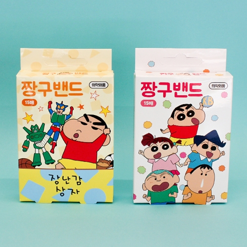 [학산문화사] 짱구는못말려 짱구밴드 반창고 15매 (2종 택1)