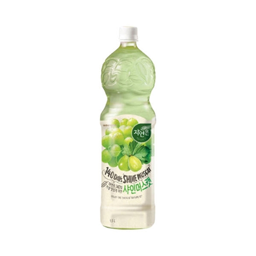 [웅진] 자연은 샤인머스캣 주스 1.5L (1페트,6페트,12페트 중 택 1)