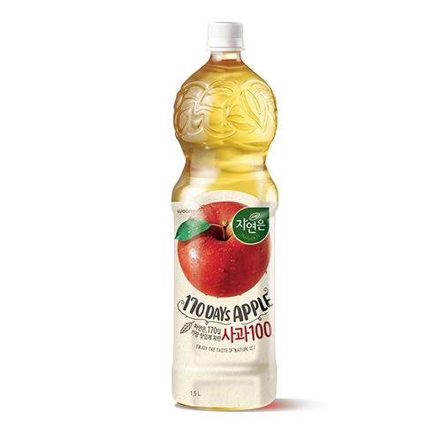 [웅진] 자연은 사과 주스 1.5L (1페트,6페트,12페트 중 택 1)