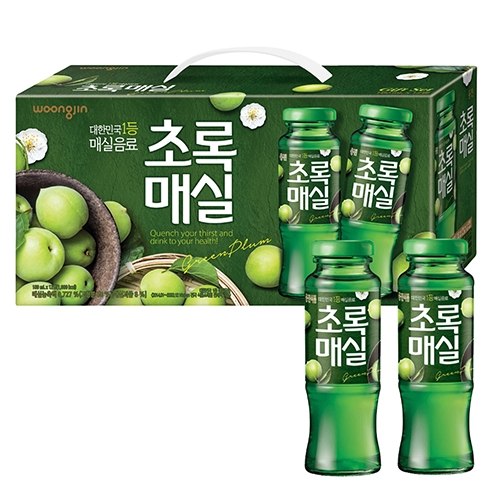 [웅진] 초록매실 오리지널 180ml 12병