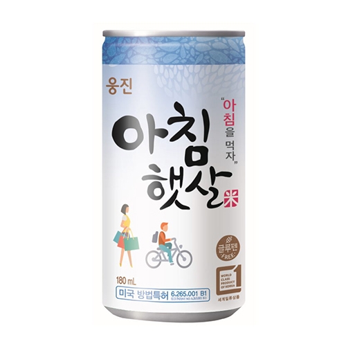 [웅진] 아침햇살 180ml 30캔