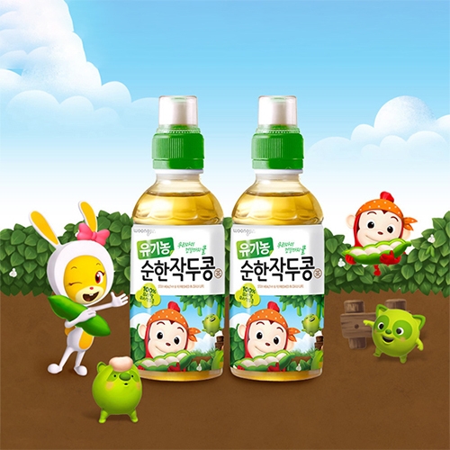 [웅진] 유기농 순한 작두콩 200ml 24페트