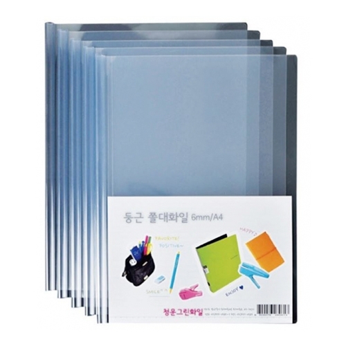 [청운] 라운딩 쫄대화일 신레일-6mm 10개