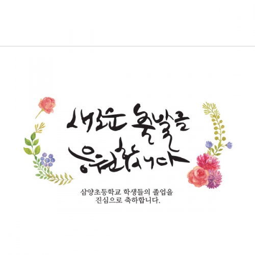 [파티붕붕] D845 현수막 / 졸업현수막 교실현수막 포토존현수막