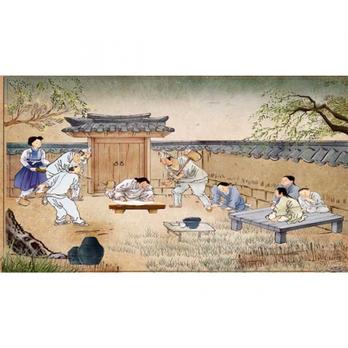 [키즈파람] 전통배경현수막166