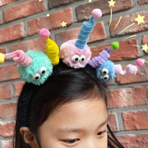 먼지 인형 파티 머리띠(완제품)