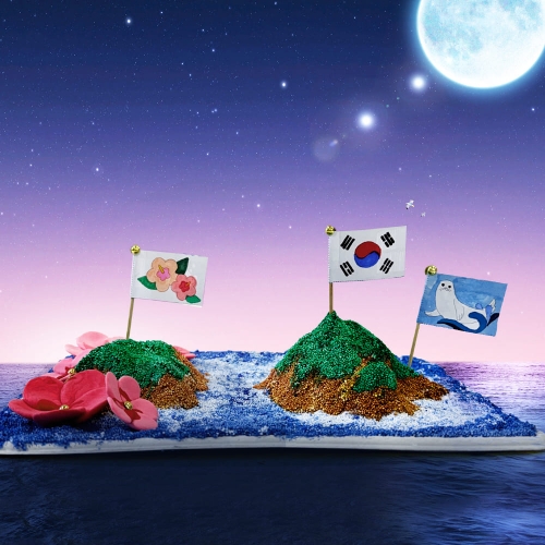 독도의날만들기 클레이 독도모형 독도만들기