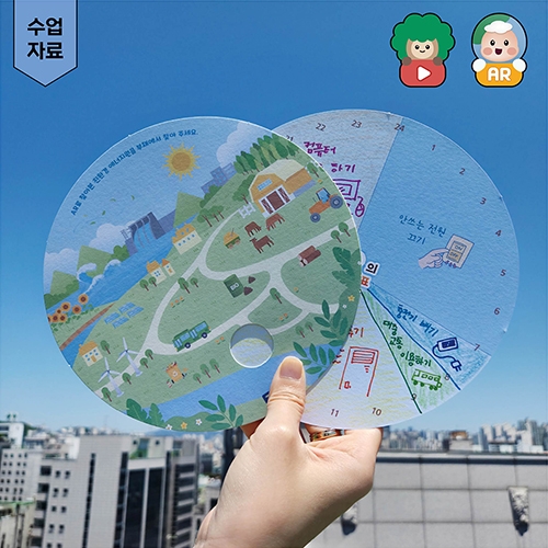 AR 환경교육 부쳐부쳐 에너지 전환 교육 부채 ( 환경교육 수업 자료 제공 )