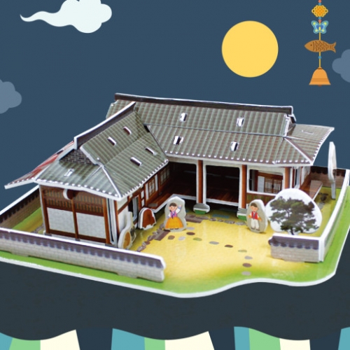 [사이언스데이] 기와집 (스팀과학교구+교재) 홈스쿨링 키트 (5인용)