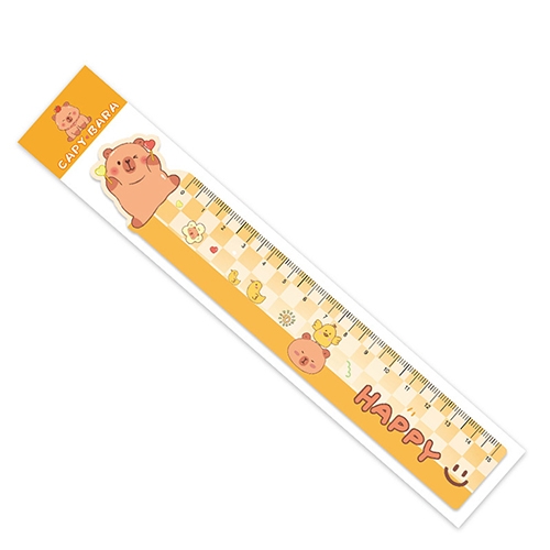 [아트필드] 카피바라 마그네틱 자 15cm
