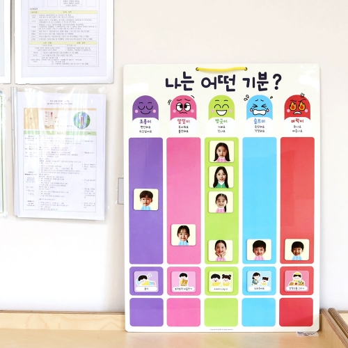 클래스 감정보드 유치원 어린이집 오늘의 기분 감정표현