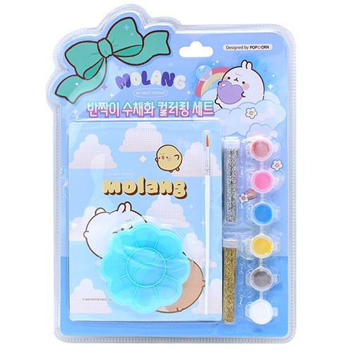 4000 몰랑반짝이수채화컬러링세트
