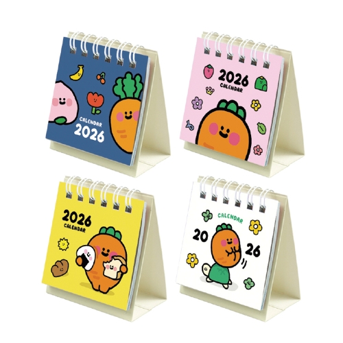 2026 당근친구들 쪼꼬미 미니달력 (4개)