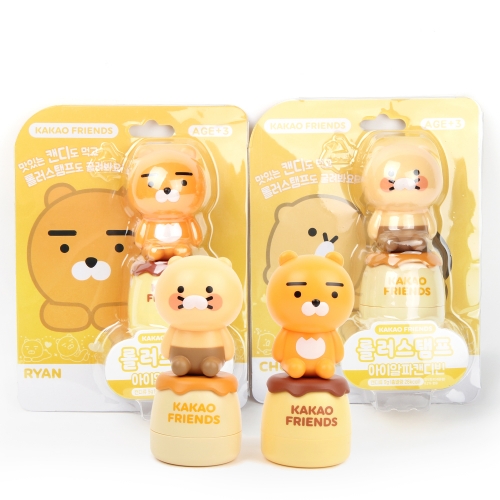 카카오프렌즈 라이언 춘식이 롤러스탬프 다꾸 캐릭터 도장