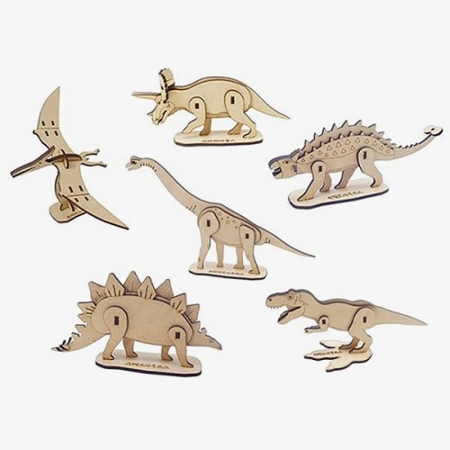 모또 나무 공룡 6종 set