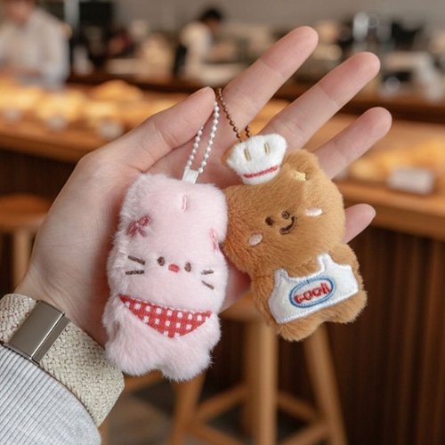 애니멀 맛집 키링 열쇠고리 키체인 (8개)