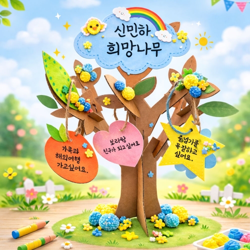 나를 소개하는 희망나무 만들기
