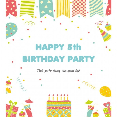 [파티붕붕] D632 현수막 / 생일현수막 이벤트현수막 어린이집생일파티