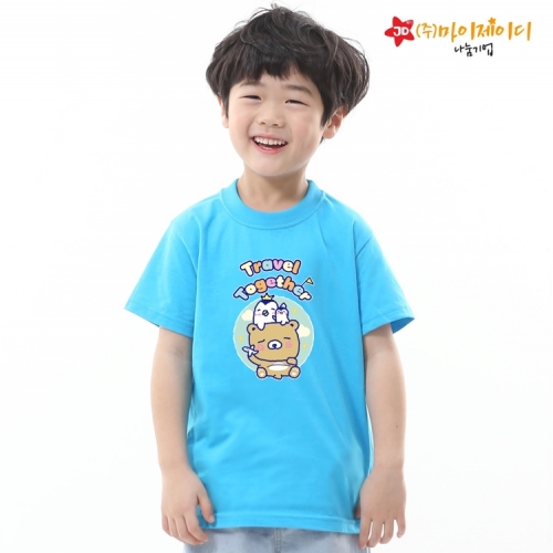 국산 순면 아트 티셔츠 면티 원복 반티 반팔 트레블투게더