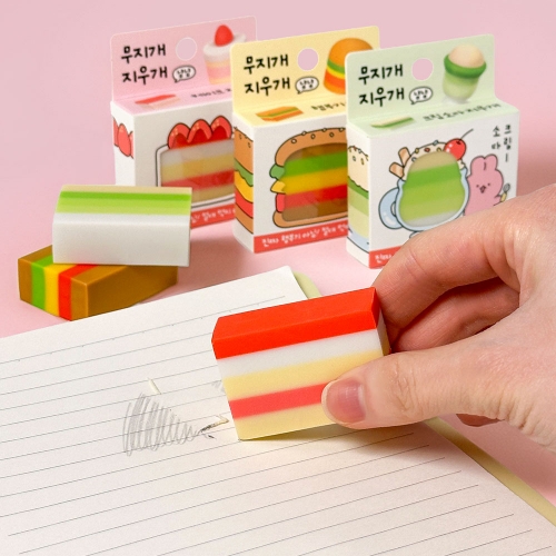 냠냠 무지개 지우개 (30개)