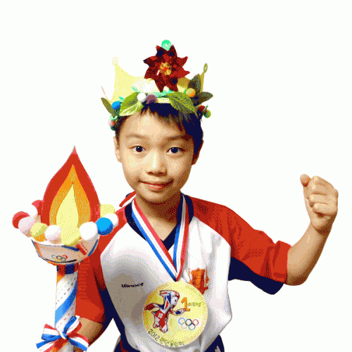 올림픽 월계관 만들기